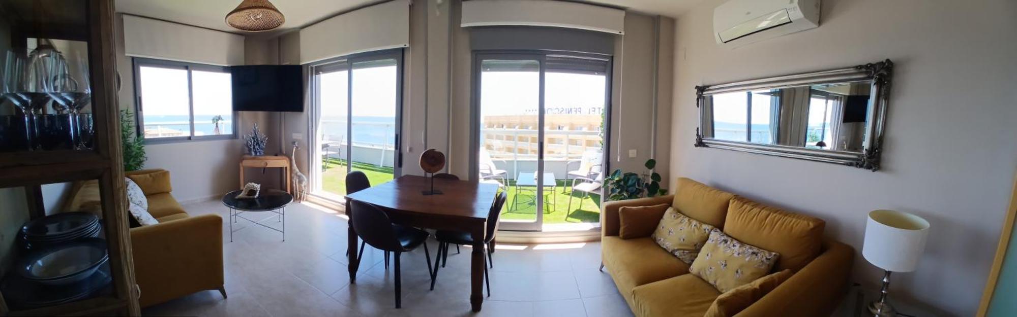 Ferienwohnung Precioso Atico Frente Al Mar Reformado 2025 Peñíscola Exterior foto