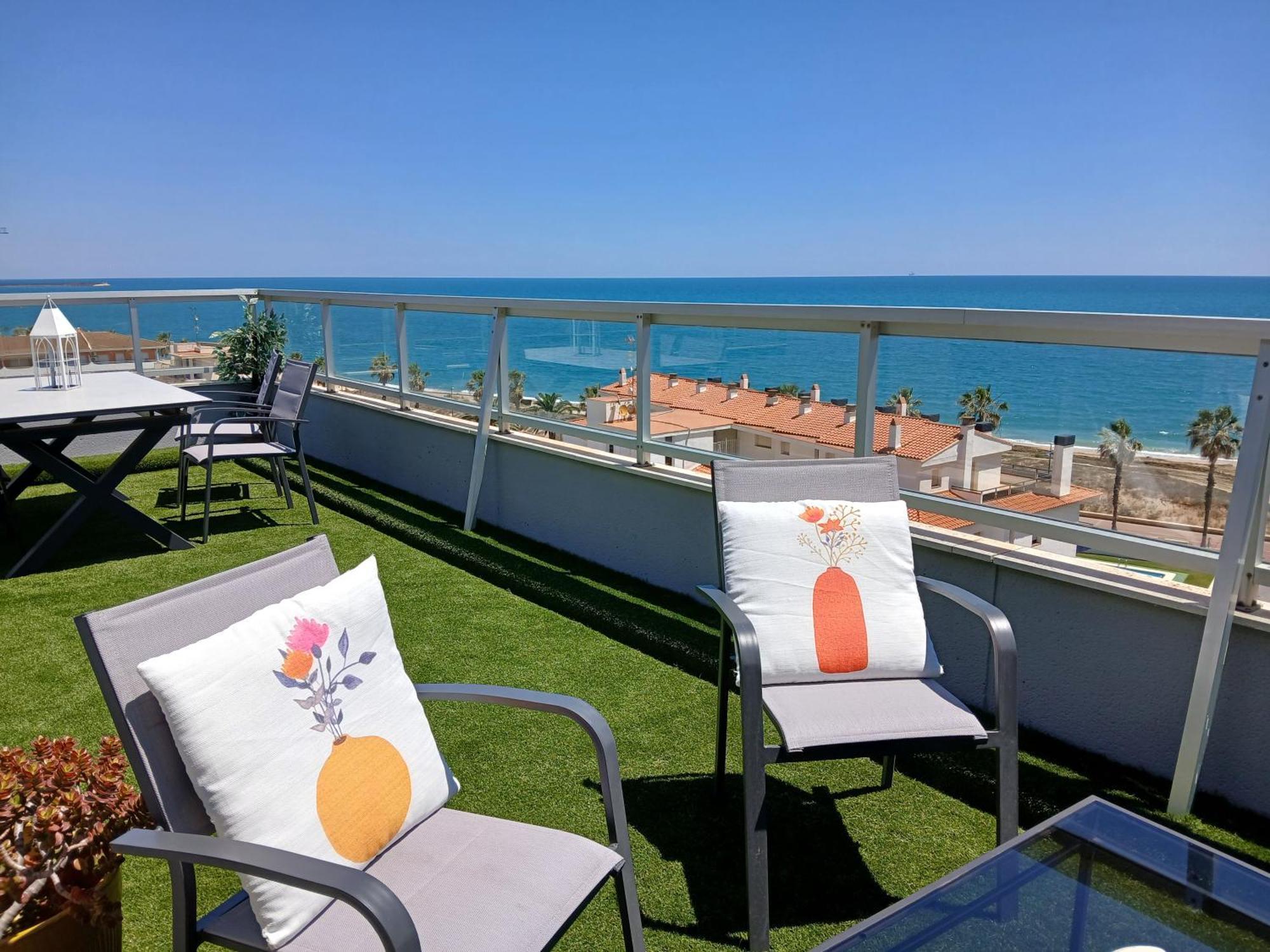 Ferienwohnung Precioso Atico Frente Al Mar Reformado 2025 Peñíscola Exterior foto
